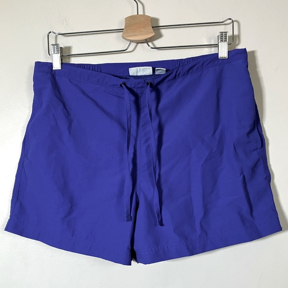 L.L. Bean Purple supplex Nylon Shorts women’s Size S - Picture 9 of 9